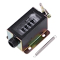 Miniatyrbillede 2 af 8: D67‑F 5-cifret Mekanisk Nulstillelig Manuel Håndtræk Tæller
