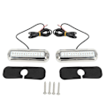 Miniatyrbillede 1 af 8: 2 stk. 42LED Bådhæklys 10‑36V IP68 Vandtæt 1500LM Super Bright Marine Hæklys Blåt Lys