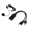Pikkukuva 6 / 8: Auton Bluetooth Aux-kaapeli Mikrofoni Handsfree-sovitin Korvaava Cooper Z4 E60 E63 E64 E66 E81 E90