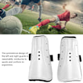 Miniatyrbillede 8 af 8: 1 Par Voksen Barn Fodbold Sports Skinnebensskinner Fodbold Skinnebensskinner Benbeskytter Hvid