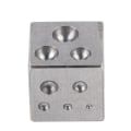 Miniatyrbillede 4 af 8: Square Dapping Block Professionel Smykkemetalformnings- og Formningsværktøj til Smykkefremstilling 25 X 25mm / 1 X 1in