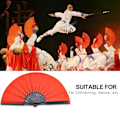 Miniatyrbillede 3 af 8: Bambus Silke Tai Chi Kung Fu Fan - Sort Rib