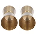 Miniatyrbillede 6 af 8: Dobbelt Hoved Cocktail Jigger i Rustfrit Stål Guld - 15/30ml