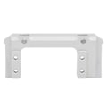 Miniatyrbillede 2 af 8: Forreste Bumperbeslag i Aluminiumlegering til Axial SCX10 II AX90047 AX9004 Dele Sølv