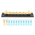 Miniatyrbillede 5 af 8: Integreret samleskinne Board Dual Rad 10 Position M6 Terminal Stud 150A DC 48V til Lastbil Bil Yacht Båd