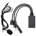 Miniatyrbilde 4 av 8: Bluetooth 5.0 AUX kabeladapter med mikrofon handsfree samtaleerstatning for Ford Focus/Mondeo
