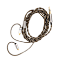 Pikkukuva 6 / 8: MMCX-kuulokkeiden kaapeli 3,5 mm liittimellä, hopeapinnoitettu kupariydin, korvanappi-päivitysjohto Sennheiser IE300 IE600 IE900 -kuulokkeille, 120 cm