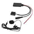 Pikkukuva 5 / 8: Bluetooth 5.0 Aux Audio -kaapelisovitin Mikrofoni Handsfree Korvaava Mondeo Focus 6000 CD Stereolle