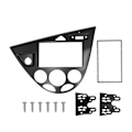Miniatyrbillede 1 af 8: 2DIN Lyd CD DVD Panel Instrumentbræt Dekoration Plug and Play Udskiftning til Focus 1998‑2006 Sort