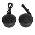 Miniatyrbillede 6 af 8: 2 stk./sæt Bil Dome Diskanthøjttalere 35‑150W højfrekvensrespons Sort Universal til Auto Audio System