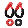 Miniatyrbilde 5 av 8: Sjakkel Talje Tau Høy Styrke Robust Talje Snatch Gjenoppretting Ring for Off Road ATV UTV Trailer Truck SUV 4x4 Gjenoppretting
