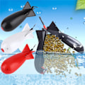 Miniatyrbillede 8 af 8: Stort Fiskeholder Spod Bomb Fiskegrej Feeders Flyde Agnsholder Feeder Tackle Værktøj Tilbehør