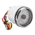 Miniatyrbillede 8 af 8: 52 mm marin spændingsmåler 8‑16V viser 7 farver baggrundsbelysning IP67 vandtæt voltmeter til båd RV bil 9‑32V Hvid