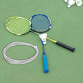 Miniatyrbild 4 av 8: 2 st hållbara 10m högflexibla badmintonsträngar träningsracket linjer (vit)