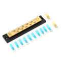 Miniatyrbillede 4 af 8: Integreret samleskinne Board Dual Rad 10 Position M6 Terminal Stud 150A DC 48V til Lastbil Bil Yacht Båd