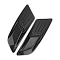 Miniatyrbild 6 av 8: Par Universal Front Huvventilationsskydd Huvlock Trim Kolfiber Stil Passar för Ford Mustang 2015‑2017