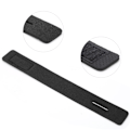 Miniatyrbilde 8 av 8: 10 stk Fiske Stang Bærestropp Neopren Sling Elastisk Justerbar Fiskeutstyr Holder Svart