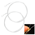 Miniatyrbillede 5 af 8: 4 stk Nylon Forfang Fiske Line Super Stærk Høj Styrke Fiskegrej Tilbehør 9FT 3X