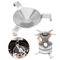 Miniatyrbillede 4 af 8: Metal Fire Distributor Cover til BRS-12A BRS-8 BRS-8A BRS-8B Kogeovn Tilbehør