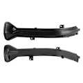 Miniatyrbilde 4 av 8: LED Dynamiske Flytende Blinklys Vinger Bakkespeilindikator Passer for 5/6/7 Serie G30 G31 G32 G11 G12
