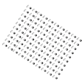 Miniatyrbillede 7 af 8: 100 stk. Fiske Flydende Linje Stopper Olivenformet Sort Space Bean Fisketilbehør