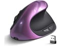 Cuich Ergonomisk Trådlös Vertikal Mus, Högerhänt, Lila