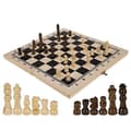 Schackset i trä / Schack - Brädspel / Sällskapsspel - 34 cm Trä