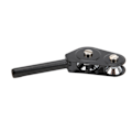 Miniatyrbillede 4 af 8: Dobbelt Roller Fiskestang Guide Tip Remskive Ring Rod Guide Tips Fiskebåd Trolling Tool5.0mm