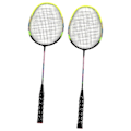 Miniatyrbild 4 av 8: 1 Par Grön Badmintonracket Set - Trendigt, Lätt, Bekvämt Grepp, Halksäkert