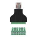 Pikkukuva 2 / 8: DVR Ethernet-liitin RJ45 urosliitin ja 8-nastainen ruuviliitin