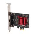 Pikkukuva 2 / 8: PCIe X1 -verkkokortti Professional RJ45 -kaksiportti PCIe Gigabit Ethernet -palvelinsovitin pöytätietokoneeseen