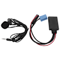 Pikkukuva 6 / 8: Auton stereokaiutinmikrofon Mini ISO 8-nastainen johdinsovittimella Bluetooth 5.0 matkapuhelimelle tabletille MP3