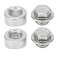Miniatyrbillede 1 af 8: 1 Par ilt-svejsemuffe til iltsensor M18 X 1,5 mm, hakket montering, med zinkbelagt prop til bil