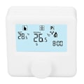 Miniatyrbilde 7 av 8: Digital temperaturregulator LCD-skjerm Programmerbar termostat for kjele Hvit 30‑230VDC