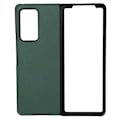 Pikkukuva 1 / 8: Nahkainen suojakotelo Samsung Galaxy Z Fold 2:lle - Iskunvaimennus, puhelimen kotelo, kuori, vihreä