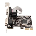 Pikkukuva 8 / 8: PCIe RS232 -sarjasovitinkortti 250 kbps 2 porttia PCI Express X1 Plug and Play PCIe to Dual Serial Card tulostinskanneria varten