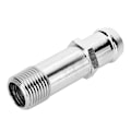 Miniatyrbillede 4 af 8: Forkromet stål vandpumpe fitting varmelegeme slange 1/2in NPT til 3/4in Barb SBC BBC Passer til Chevrolet