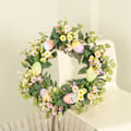 Miniatyrbild 6 av 8: Påskkrans Påskägg Daisy Garland Simulering Växter Dörrhängare Påskdekoration