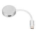 Pikkukuva 1 / 8: 2-in-1 Type-C - 3,5 mm kuuloke- ja latausadapteri, korkealaatuinen ääni ja PD 60 W nopea lataus, hopea