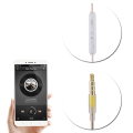 Miniatyrbild 3 av 8: In ear-headset Air Tube Security-hörlur med mikrofon för IOS för Android Transparent Single