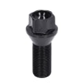 Miniatyrbilde 1 av 8: M14x1.25 Hjulbolt Mutter Stud Kaldsmidd Stål Svart Erstatning for 1 2 3 5 7 Serie X1 X3 X5 X6
