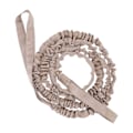 Miniatyrbillede 3 af 8: Cykel trækstang nylon materiale strækbar design naturlig længde 2,7 m bærbar cykel træktov til løb gå khaki