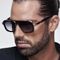 Pikkukuva 3 / 8: Ilmavoimien aurinkolasit UV-suojalla Retro Designer Pilot Sunglasses C1