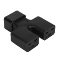 Miniatyrbillede 2 af 8: IEC320 C20 til dobbelt IEC320 C19 strømadapter IEC320 C20 han til 2 C19 hun Y splitter AC strømadapter