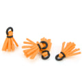 Miniatyrbild 6 av 8: 4st Flugfiske Float Foam Strike Indicators Drift Krok Positionering Floats BobbersOrange