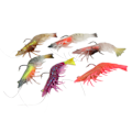 Miniatyrbilde 4 av 8: Myk Kunstig Rekebait med Skarp Krok 9cm 6 Farger Lysende Rekebait for Nattfiske