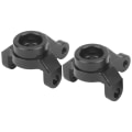Miniatyrbilde 5 av 8: 2 stk aluminium front rattkopp sving kopp for Xiaomi Jimny 1/16 RC biloppgraderingsdeler Svart