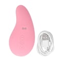 Miniatyrbillede 1 af 8: 2 i 1 Ammemassage Varme 10 Vibrationstilstande Forbedre Mælkestrøm IPX7 Vandtæt Genopladelig Brystmasserer Pink