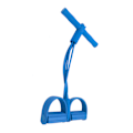 Miniatyrbild 3 av 8: Pedal Resistance Band Multifunktionellt Spännrep Sit Up Dragrep Sit Up Träningsutrustning för Hemmabruk Resor Blå