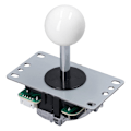 Miniatyrbillede 4 af 8: QM070901 Arcade Spil Joystick Sæt Nul Forsinkelse Arcade Spil DIY Sæt Dele med Encoder Board 10 Knapper Joystick til MAME Hvid
